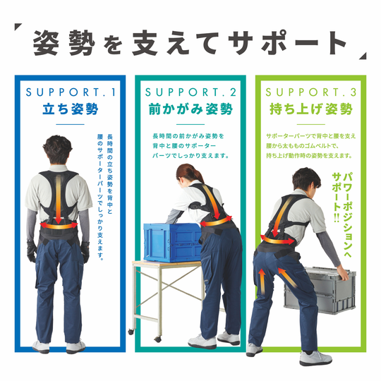 [KURABO] Stretch Twill CBW Assist Suit (65% Polyester, 35% Cotton / Unisex)