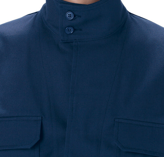 [Yamada Tatsu] 5201 Brevano Plus "AUTO-BI" Flame-Resistant Jacket (55% Cotton (10% Virgin Cotton) / 45% Modacrylic / Unisex) Year-Round