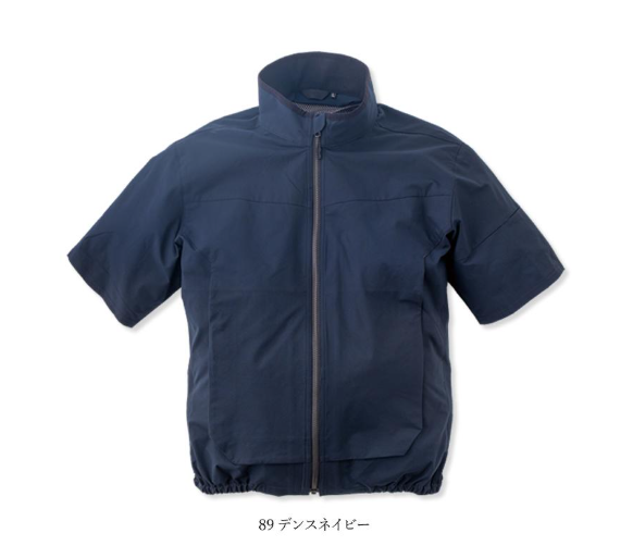 【UPRISE】UPW-6501 AFFIX®AIR Short-Sleeve Blouson (100% Polyester/Unisex) Spring/Summer