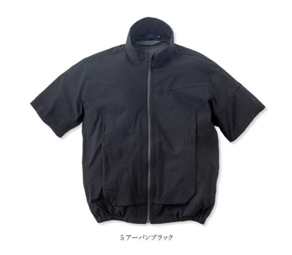 【UPRISE】UPW-6501 AFFIX®AIR Short-Sleeve Blouson (100% Polyester/Unisex) Spring/Summer