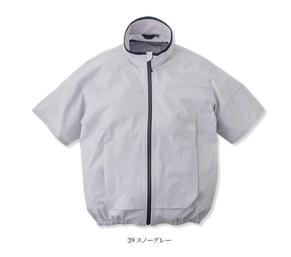 【UPRISE】UPW-6501 AFFIX®AIR Short-Sleeve Blouson (100% Polyester/Unisex) Spring/Summer