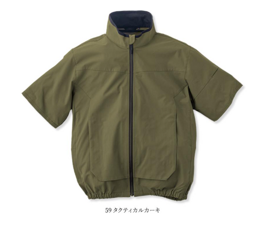 【UPRISE】UPW-6501 AFFIX®AIR Short-Sleeve Blouson (100% Polyester/Unisex) Spring/Summer