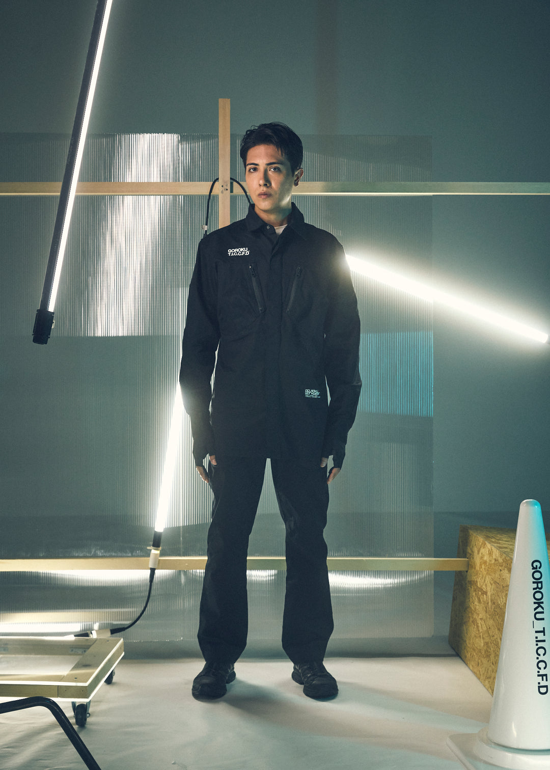 【GOROKU】GRK004SH-4688 PREMIUM TOUGH シャツジャケット（綿87%・ポリエステル13%／メンズ）通年対応