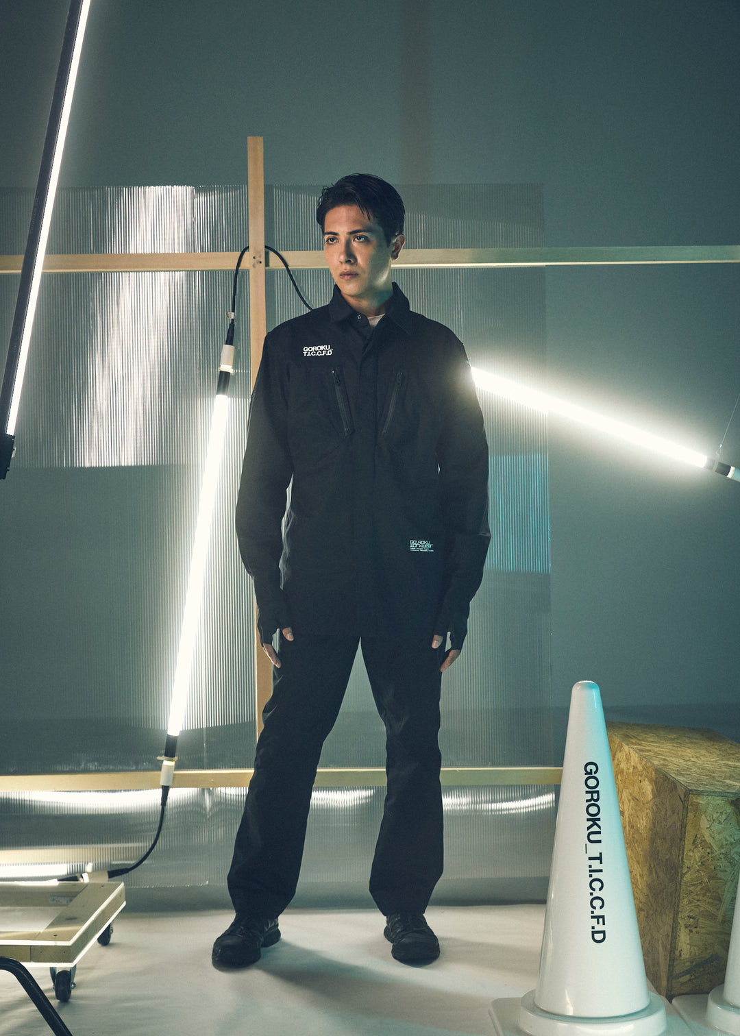 【GOROKU】GRK004SH-4688 PREMIUM TOUGH シャツジャケット（綿87%・ポリエステル13%／メンズ）通年対応