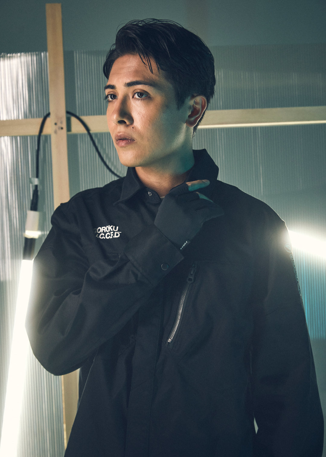 【GOROKU】GRK004SH-4688 PREMIUM TOUGH シャツジャケット（綿87%・ポリエステル13%／メンズ）通年対応