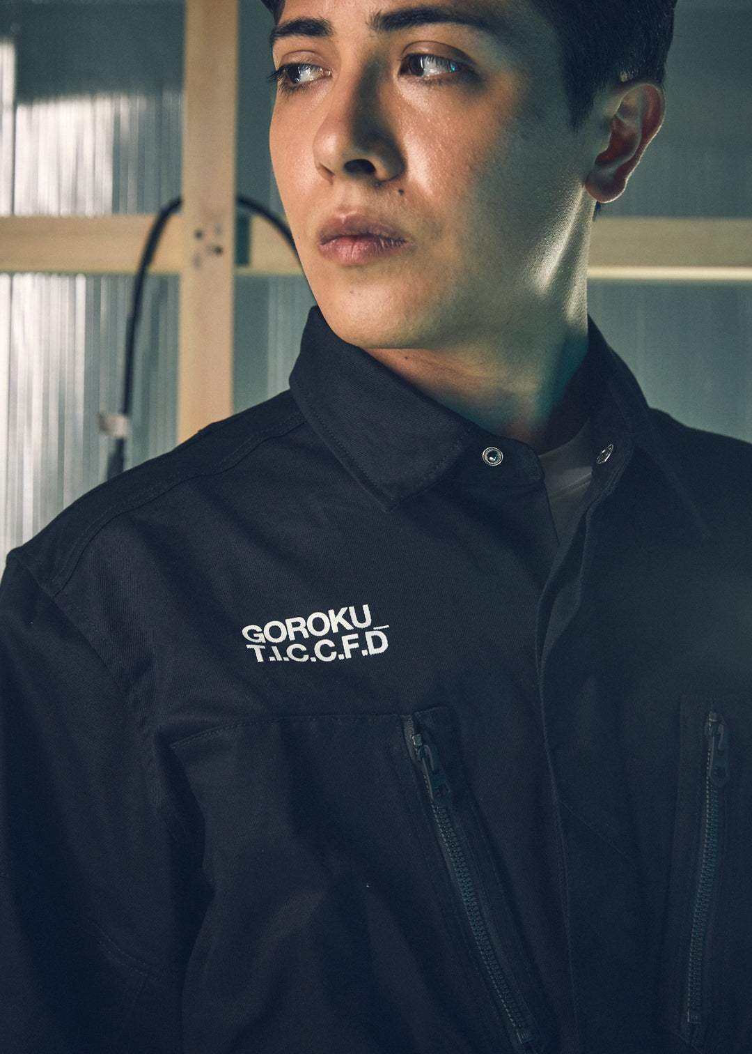 【GOROKU】GRK004SH-4688 PREMIUM TOUGH シャツジャケット（綿87%・ポリエステル13%／メンズ）通年対応