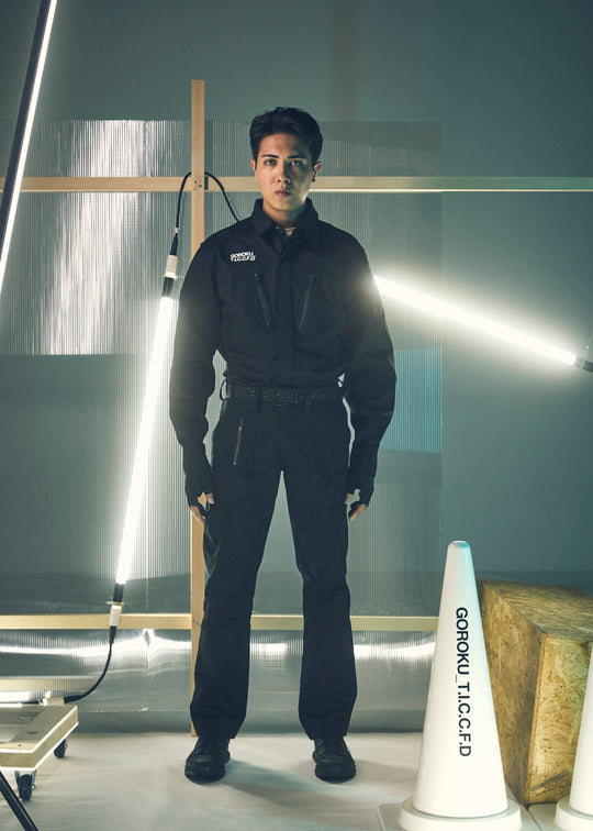 【GOROKU】GRK004SH-4688 PREMIUM TOUGH シャツジャケット（綿87%・ポリエステル13%／メンズ）通年対応