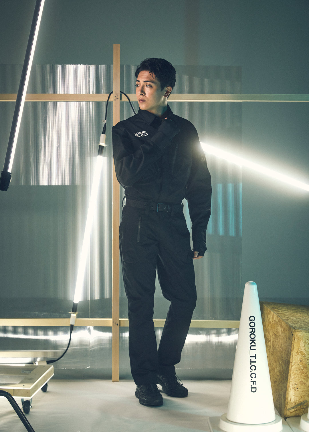 【GOROKU】GRK004SH-4688 PREMIUM TOUGH シャツジャケット（綿87%・ポリエステル13%／メンズ）通年対応