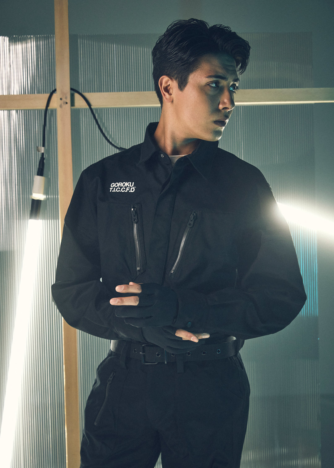 【GOROKU】GRK004SH-4688 PREMIUM TOUGH シャツジャケット（綿87%・ポリエステル13%／メンズ）通年対応