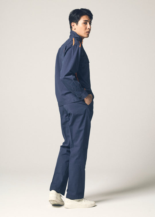 [Yamada Tatsu] 5302 Brevano Next "AUTO-BI" Flame-Resistant Pants (55% Modacrylic, 35% Cotton, 10% Aramid / Unisex) Year-Round Wear