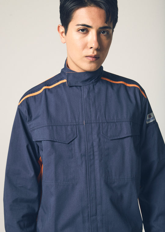 [Yamada Tatsu] 5202 Brevano Next "AUTO-BI" Flame-Retardant Jacket (55% Modacrylic, 35% Cotton, 10% Aramid / Unisex) Year-Round
