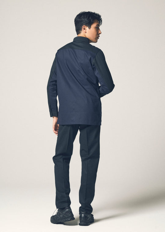 ［SOWA］6052-02 Brevano Plus Flame-Retardant Long-Sleeve Shirt (50% Cotton, 45% Modacrylic, 5% Polyester) / Unisex, Year-Round Wear