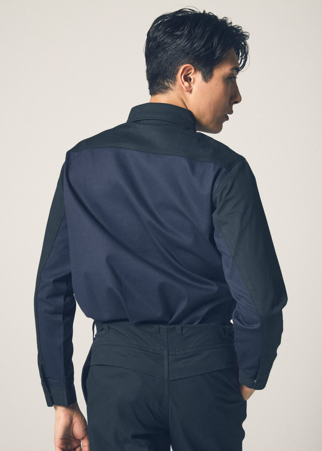 ［SOWA］6052-02 Brevano Plus Flame-Retardant Long-Sleeve Shirt (50% Cotton, 45% Modacrylic, 5% Polyester) / Unisex, Year-Round Wear