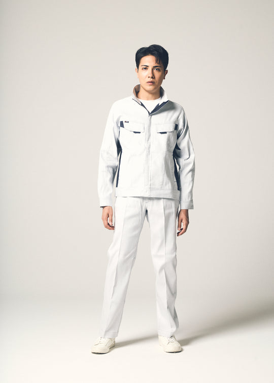 ［AITOZ］5101 MOBINCUT Bungee Tech Long Sleeve Blouson (100% Cotton/Unisex) Year-Round