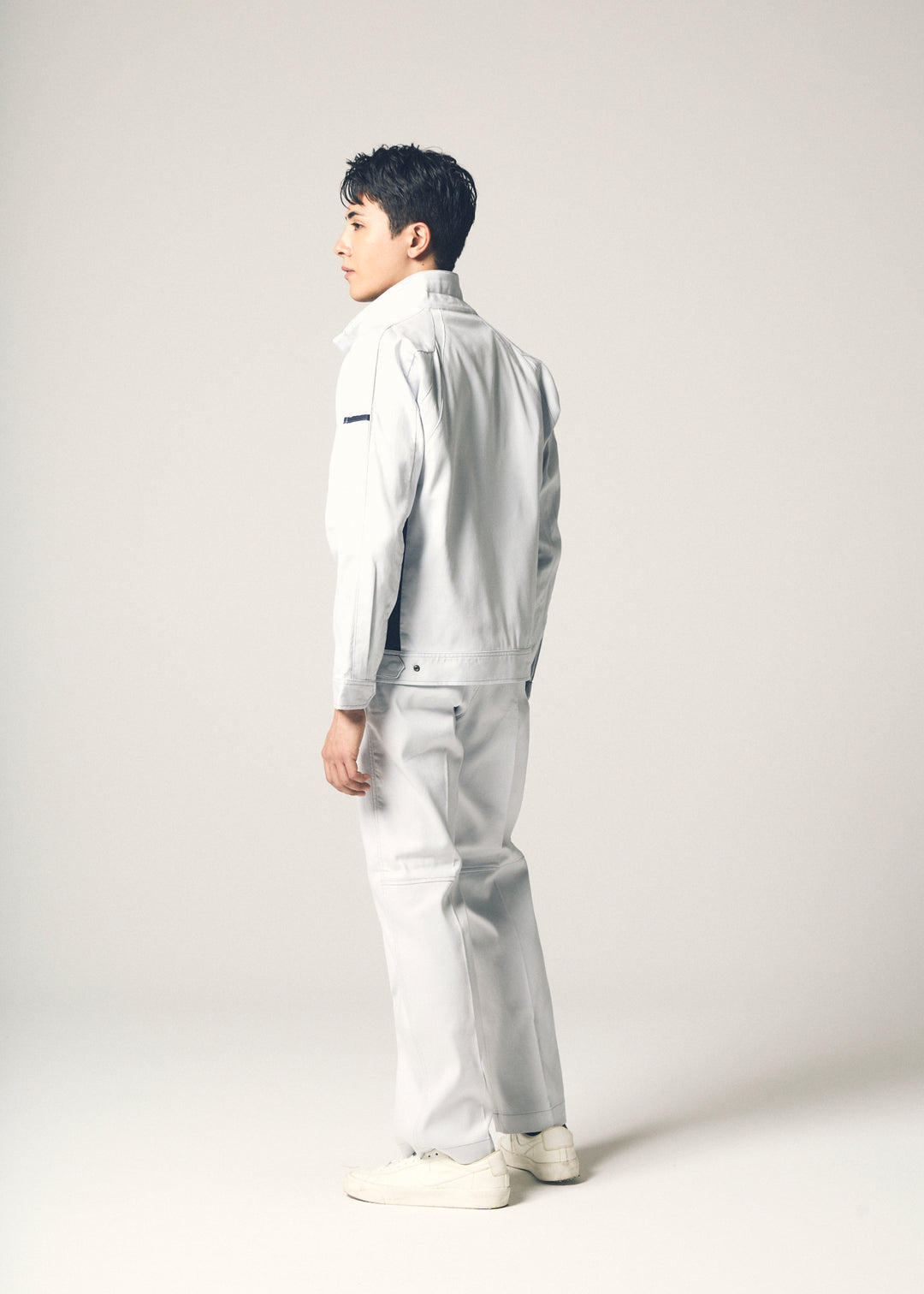 ［AITOZ］5101 MOBINCUT Bungee Tech Long Sleeve Blouson (100% Cotton/Unisex) Year-Round