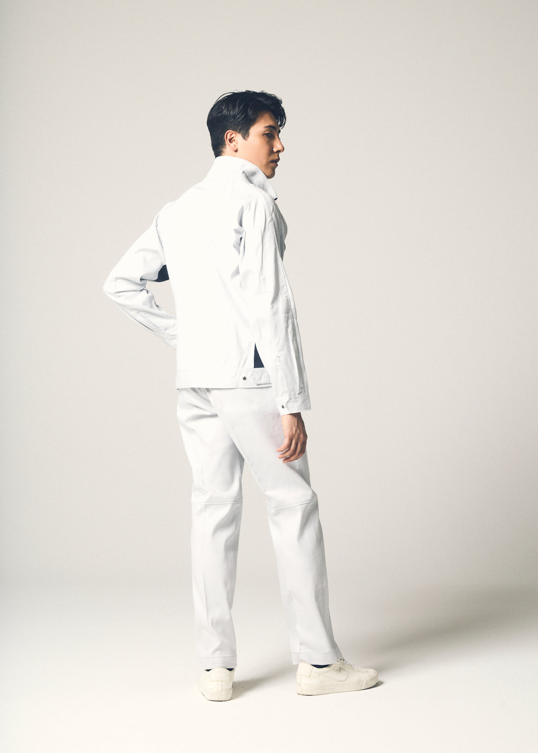 ［AITOZ］5101 MOBINCUT Bungee Tech Long Sleeve Blouson (100% Cotton/Unisex) Year-Round