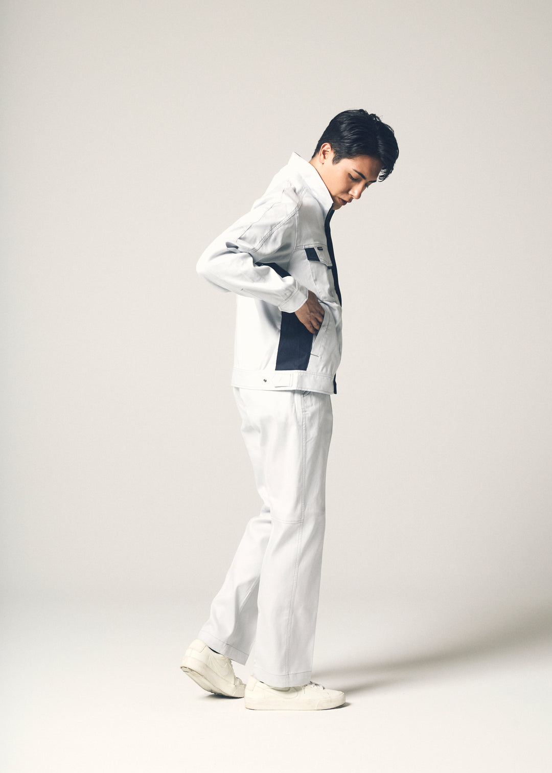 ［AITOZ］5120 MOBINCUT Bungee Tech No-Tuck Pants (100% Cotton/Unisex) Year-Round