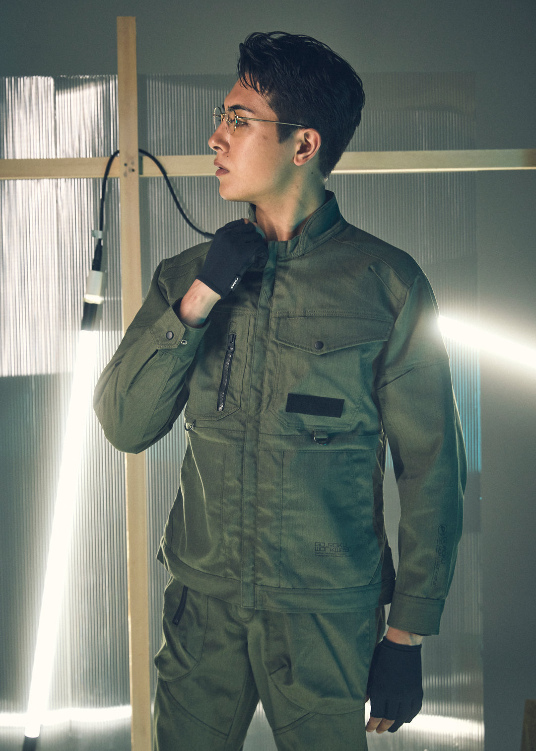 【GOROKU】GRK001JK-1532 ARMOR FLEX ジャケット（ポリエステル70%・綿20%・アラミド10%／メンズ）通年対応