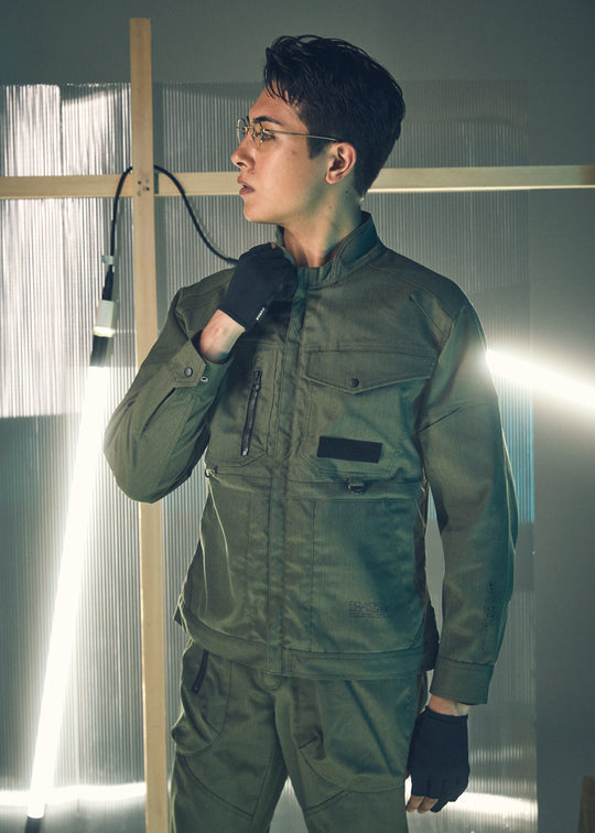 【GOROKU】GRK001JK-1532 ARMOR FLEX ジャケット（ポリエステル70%・綿20%・アラミド10%／メンズ）通年対応