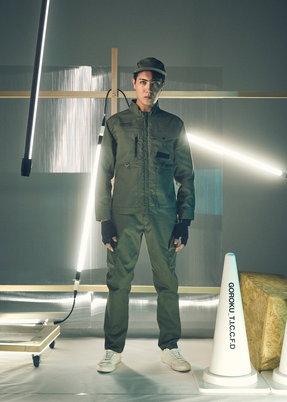 【GOROKU】GRK002PT-1532 ARMOR FLEX カーゴパンツ（ポリエステル70%・綿20%・アラミド10%／メンズ）通年対応