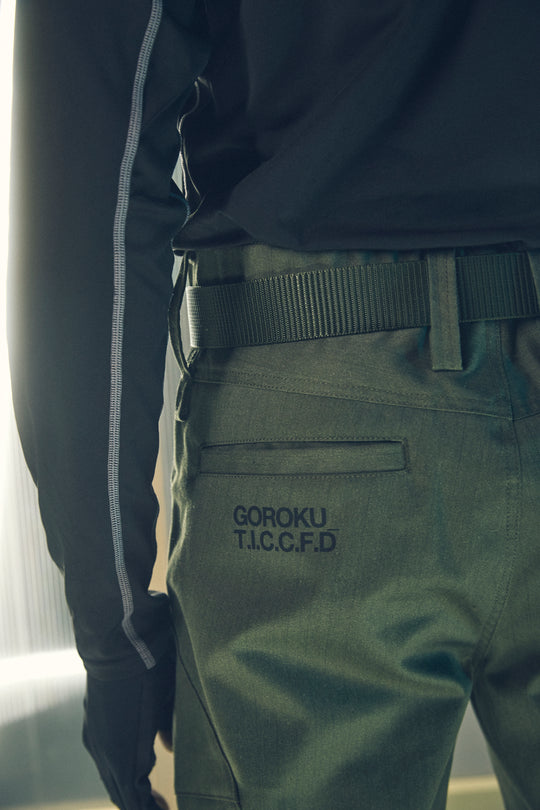 【GOROKU】GRK002PT-1532 ARMOR FLEX カーゴパンツ（ポリエステル70%・綿20%・アラミド10%／メンズ）通年対応