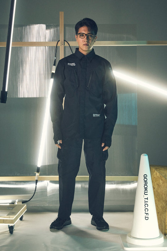 [GOROKU] GRK008PT-4689 TRIPLE TWIST TC Wide Cargo Pants (80% Polyester, 20% Cotton / Men's) [Delivery expected from January] Year-round