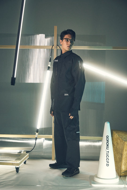 [GOROKU] GRK008PT-4689 TRIPLE TWIST TC Wide Cargo Pants (80% Polyester, 20% Cotton / Men's) [Delivery expected from January] Year-round