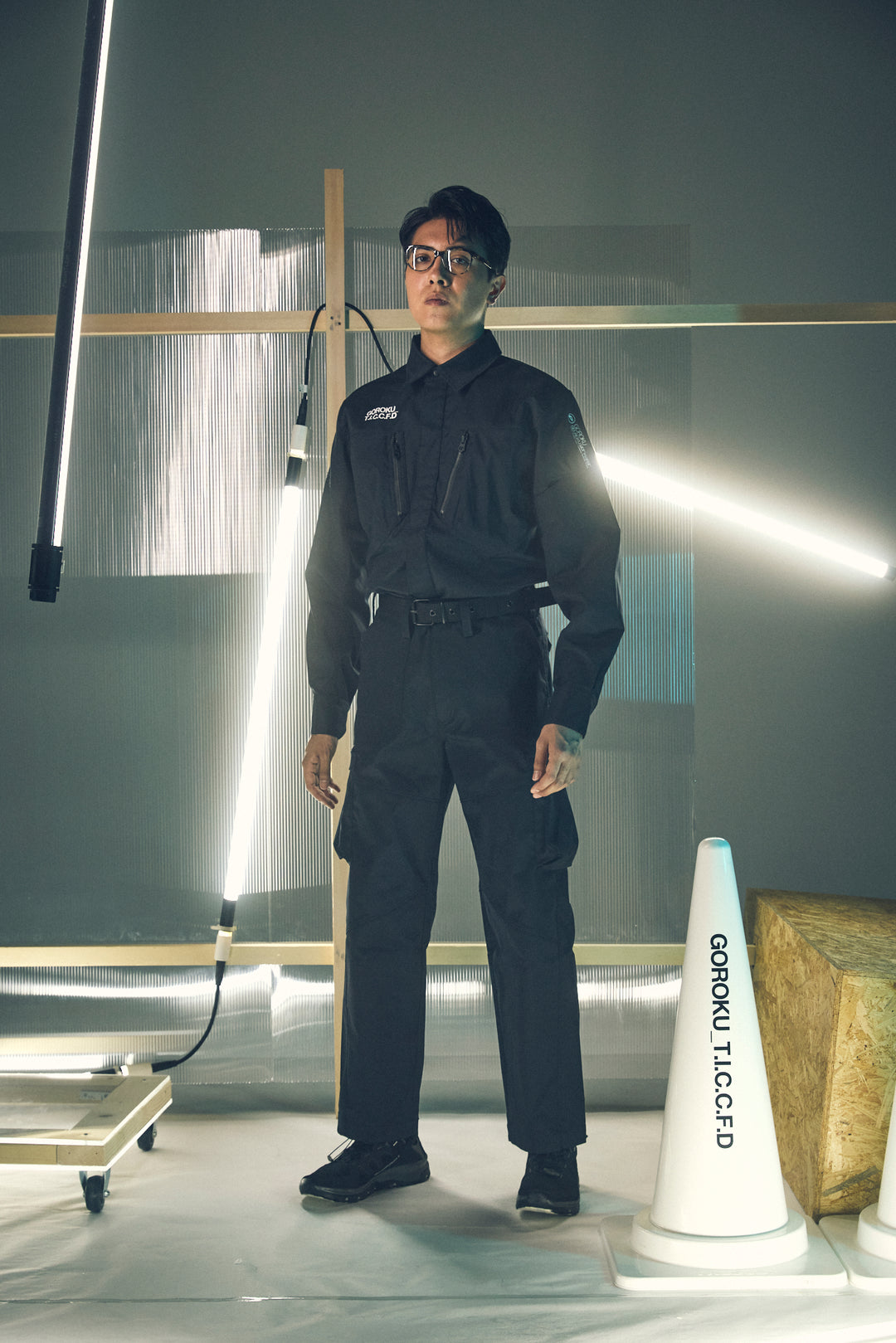 [GOROKU] GRK008PT-4689 TRIPLE TWIST TC Wide Cargo Pants (80% Polyester, 20% Cotton / Men's) [Delivery expected from January] Year-round