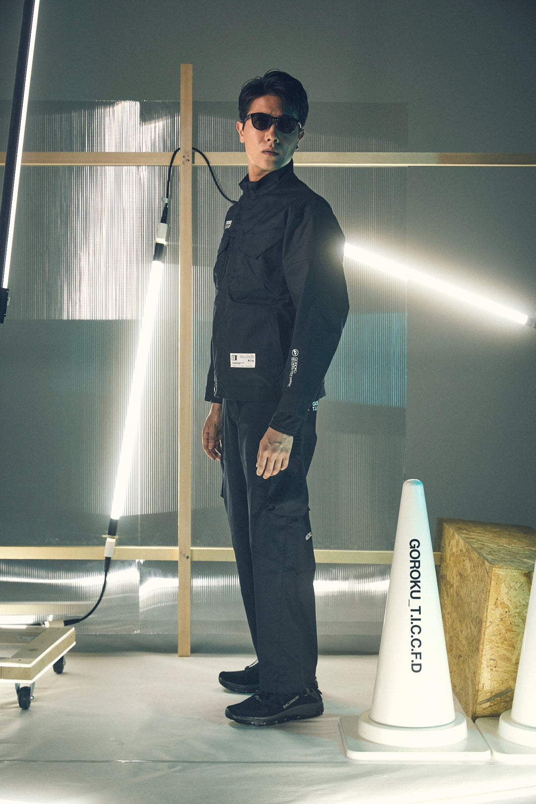 【GOROKU】GRK007JK-4689 TRIPLE TWIST TC リブジャケット（ポリエステル80%・綿20%／メンズ）通年対応