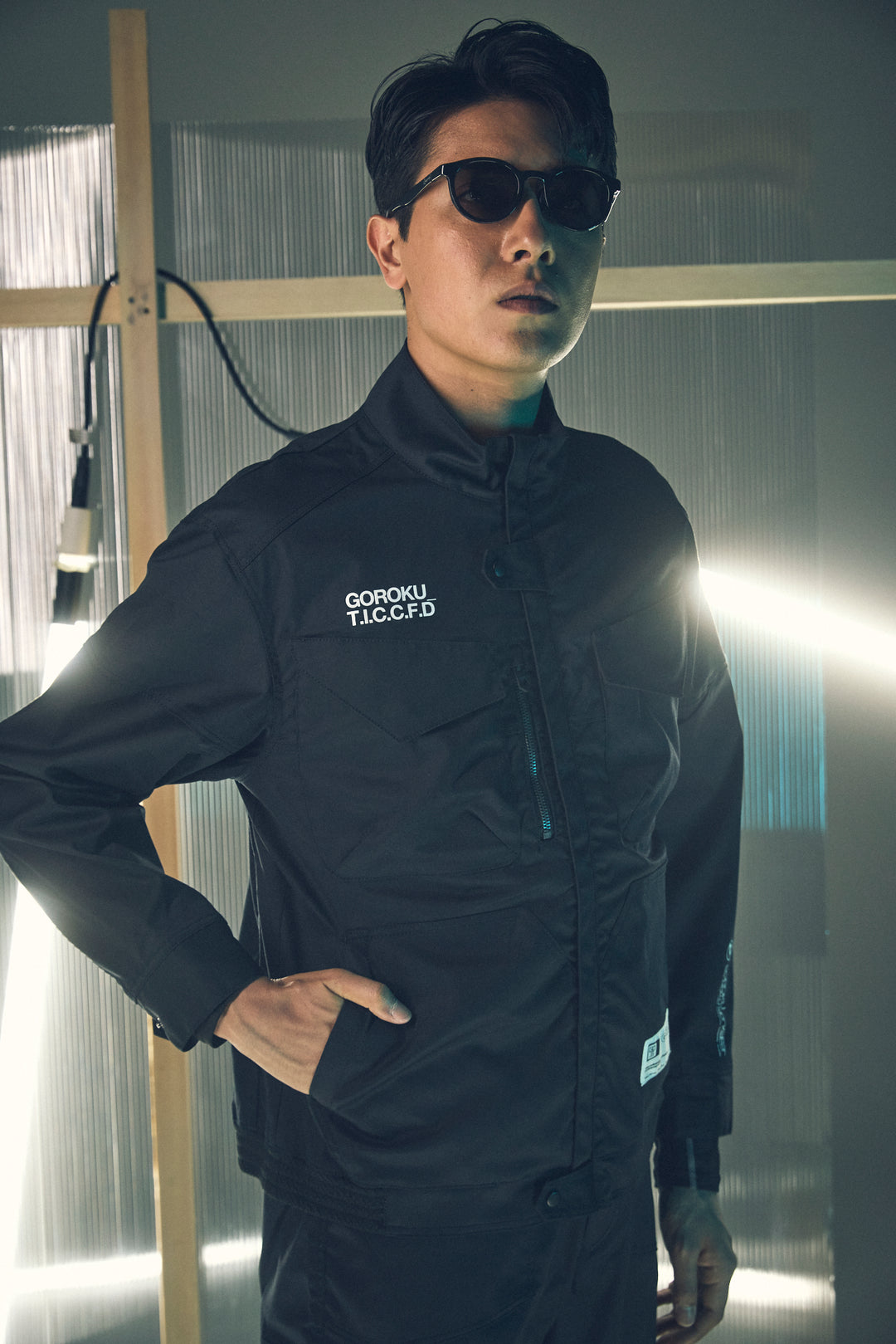 【GOROKU】GRK007JK-4689 TRIPLE TWIST TC リブジャケット（ポリエステル80%・綿20%／メンズ）通年対応