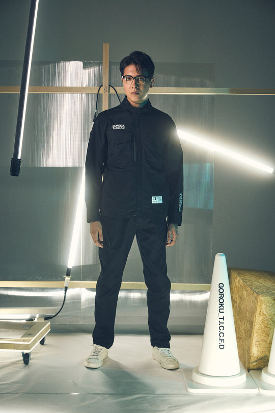 【GOROKU】GRK007JK-4688 PREMIUM TOUGH リブジャケット（綿87%・ポリエステル13%／メンズ）通年対応