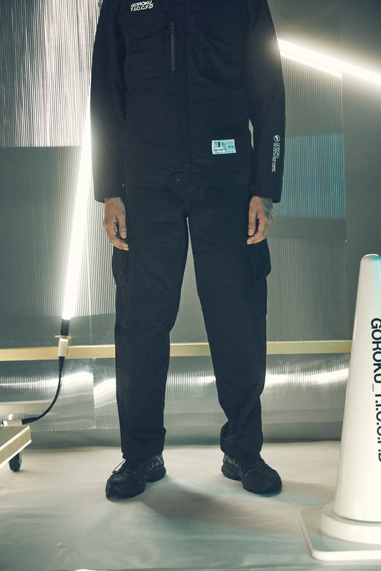 [GOROKU] [Delivery expected from January onwards] GRK008PT-4688 PREMIUM TOUGH Wide Cargo Pants (87% Cotton, 13% Polyester / Men's) Year-Round