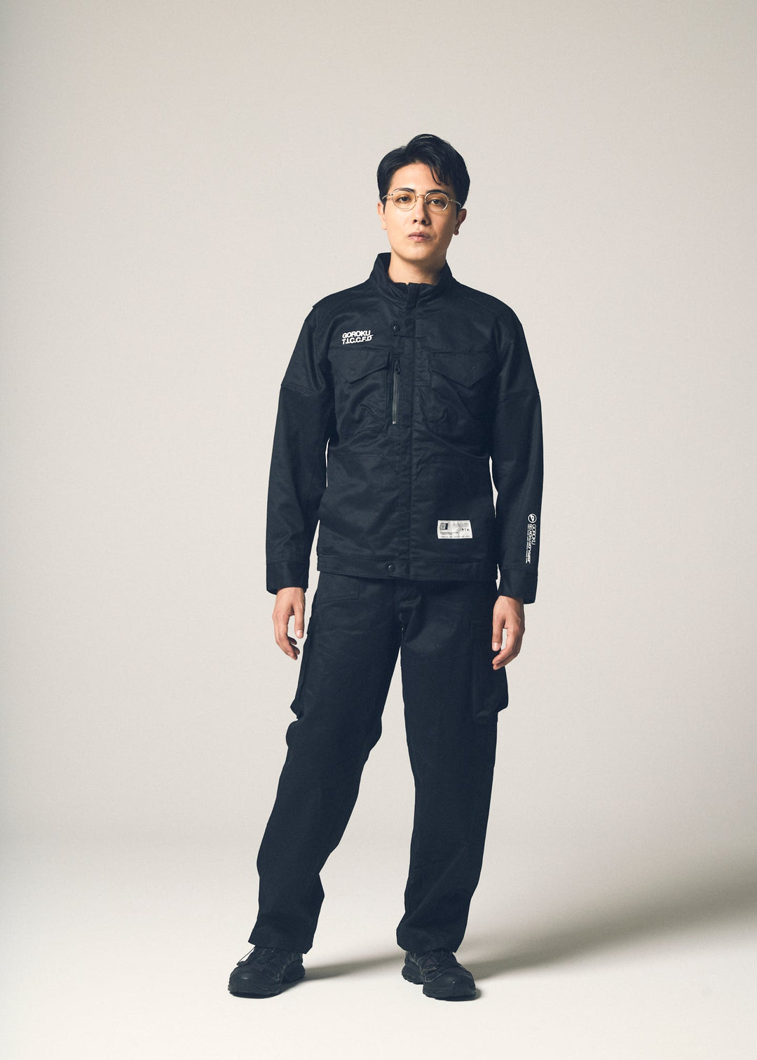 [GOROKU] [Delivery expected from January onwards] GRK008PT-4688 PREMIUM TOUGH Wide Cargo Pants (87% Cotton, 13% Polyester / Men's) Year-Round