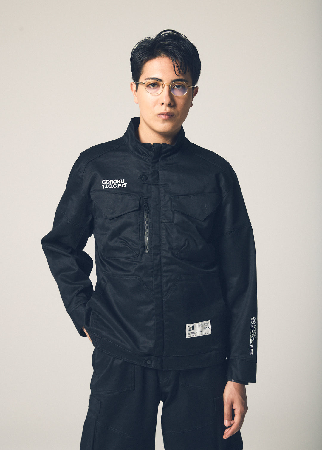 【GOROKU】GRK007JK-4688 PREMIUM TOUGH リブジャケット（綿87%・ポリエステル13%／メンズ）通年対応