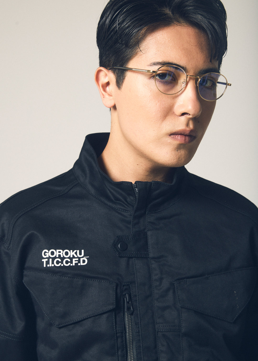 【GOROKU】GRK007JK-4688 PREMIUM TOUGH リブジャケット（綿87%・ポリエステル13%／メンズ）通年対応