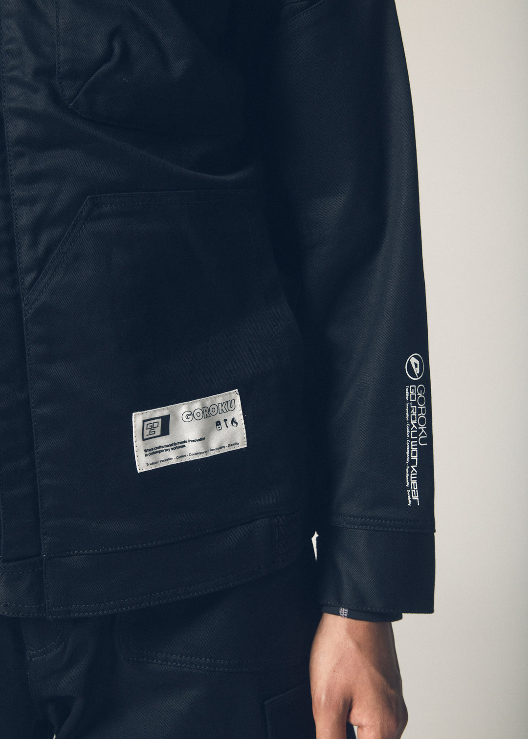 【GOROKU】GRK007JK-4688 PREMIUM TOUGH リブジャケット（綿87%・ポリエステル13%／メンズ）通年対応