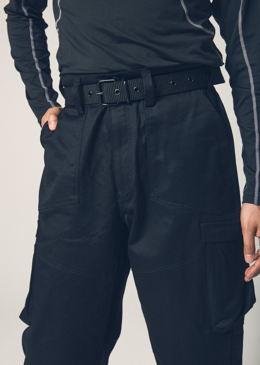 [GOROKU] [Delivery expected from January onwards] GRK008PT-4688 PREMIUM TOUGH Wide Cargo Pants (87% Cotton, 13% Polyester / Men's) Year-Round