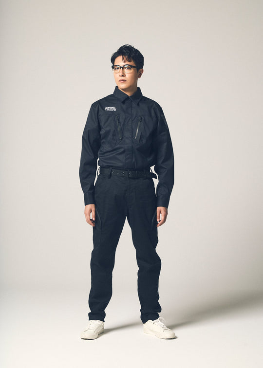 【GOROKU】GRK004SH-4689 TRIPLE TWIST TC シャツジャケット（ポリエステル80%・綿20%／メンズ）通年対応