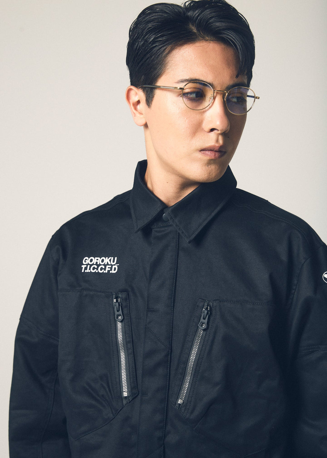 【GOROKU】GRK004SH-4688 PREMIUM TOUGH シャツジャケット（綿87%・ポリエステル13%／メンズ）通年対応