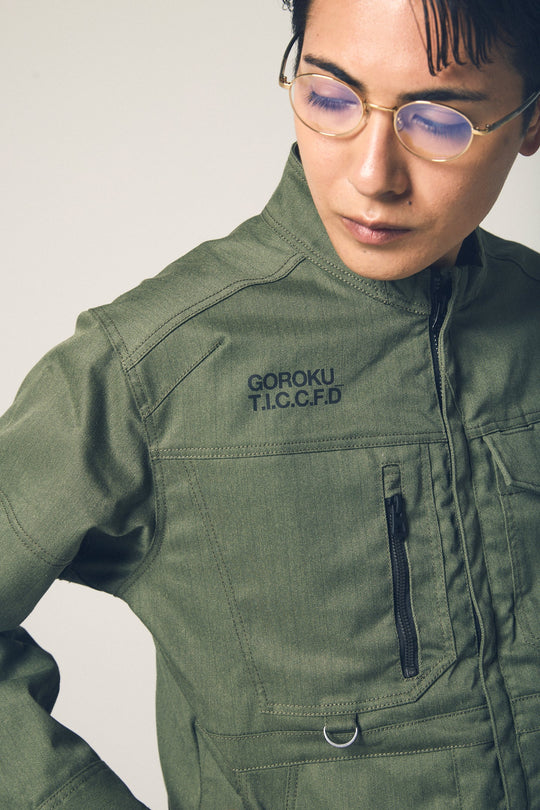 【GOROKU】GRK001JK-1532 ARMOR FLEX ジャケット（ポリエステル70%・綿20%・アラミド10%／メンズ）通年対応