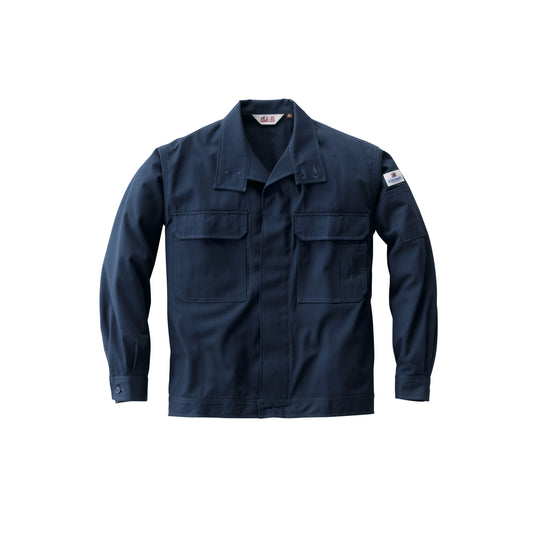 [Yamada Tatsu] 5201 Brevano Plus "AUTO-BI" Flame-Resistant Jacket (55% Cotton (10% Virgin Cotton) / 45% Modacrylic / Unisex) Year-Round