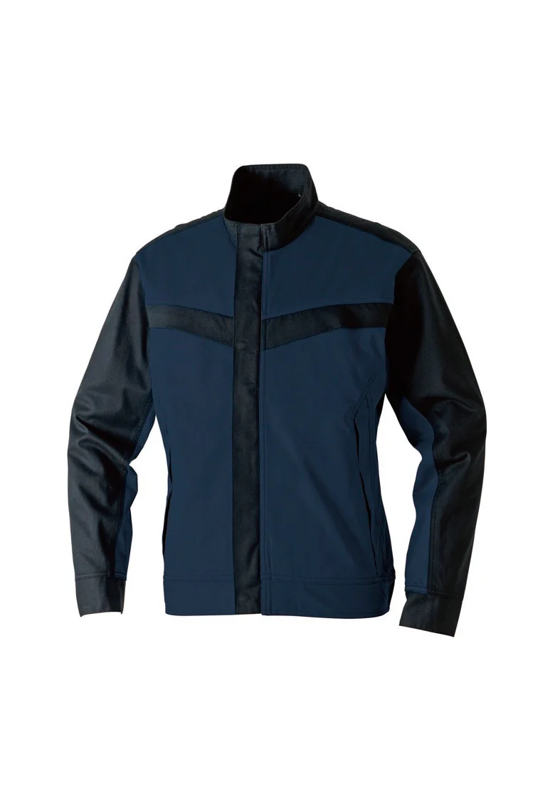 ［SOWA］ 6052-00 Brevano Plus Flame-Retardant Long-Sleeve Blouson (50% Cotton, 45% Modacrylic, 5% Polyester) / Unisex, Suitable for All Seasons