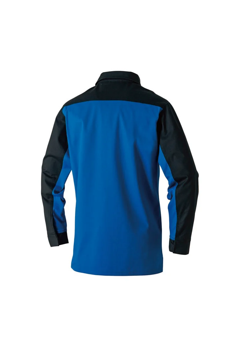 ［SOWA］6052-02 Brevano Plus Flame-Retardant Long-Sleeve Shirt (50% Cotton, 45% Modacrylic, 5% Polyester) / Unisex, Year-Round Wear