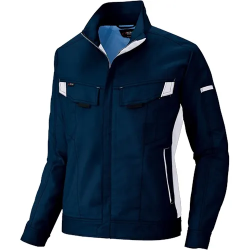 ［AITOZ］6801 MOBINCUT Bungee Tech Long Sleeve Blouson (65% Polyester, 35% Cotton / Unisex) Year-Round