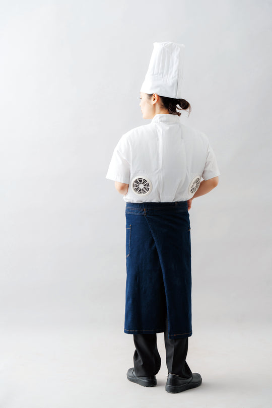 AIR-009【服のみ】EFウェア半袖コックコート